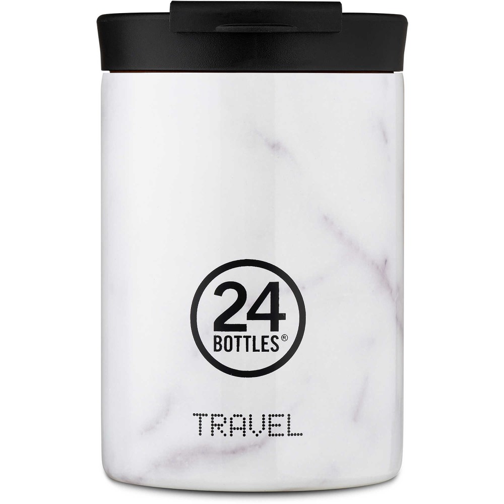 24Bottles Travel Tumbler Stone Ανοξείδωτο Ποτήρι Θερμός 0.35lt (Carrara)