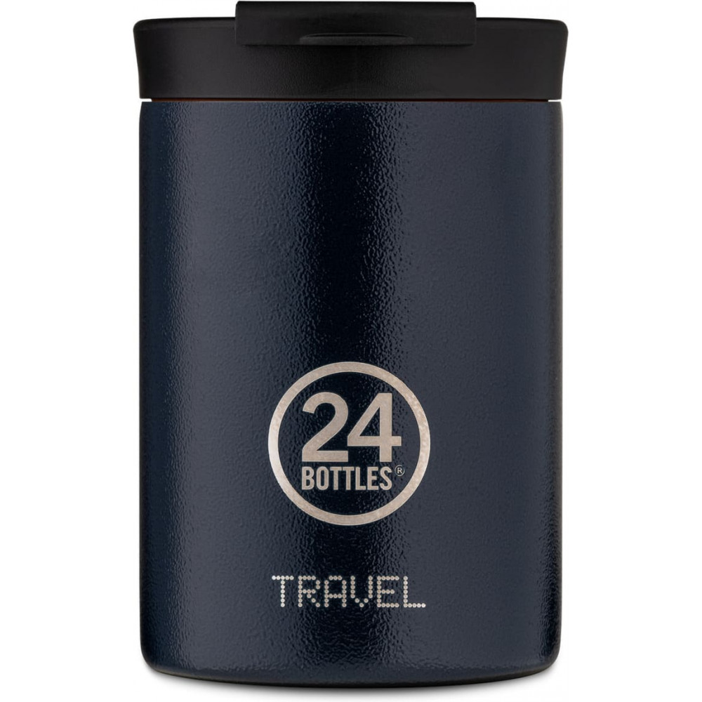 24Bottles Travel Tumbler Stone Ανοξείδωτο Ποτήρι Θερμός 0.35lt (Deep Blue)