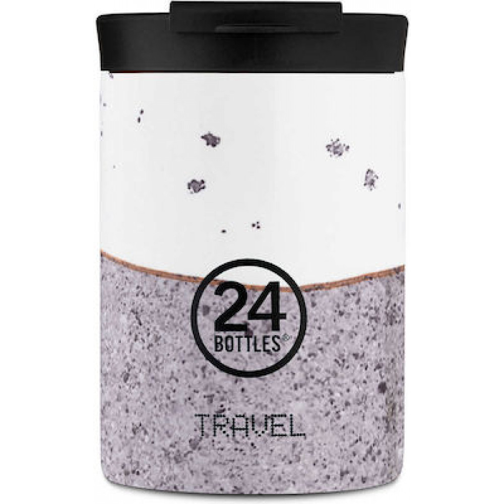 24Bottles Travel Tumbler Stone Ανοξείδωτο Ποτήρι Θερμός 0.35lt (Wabi)