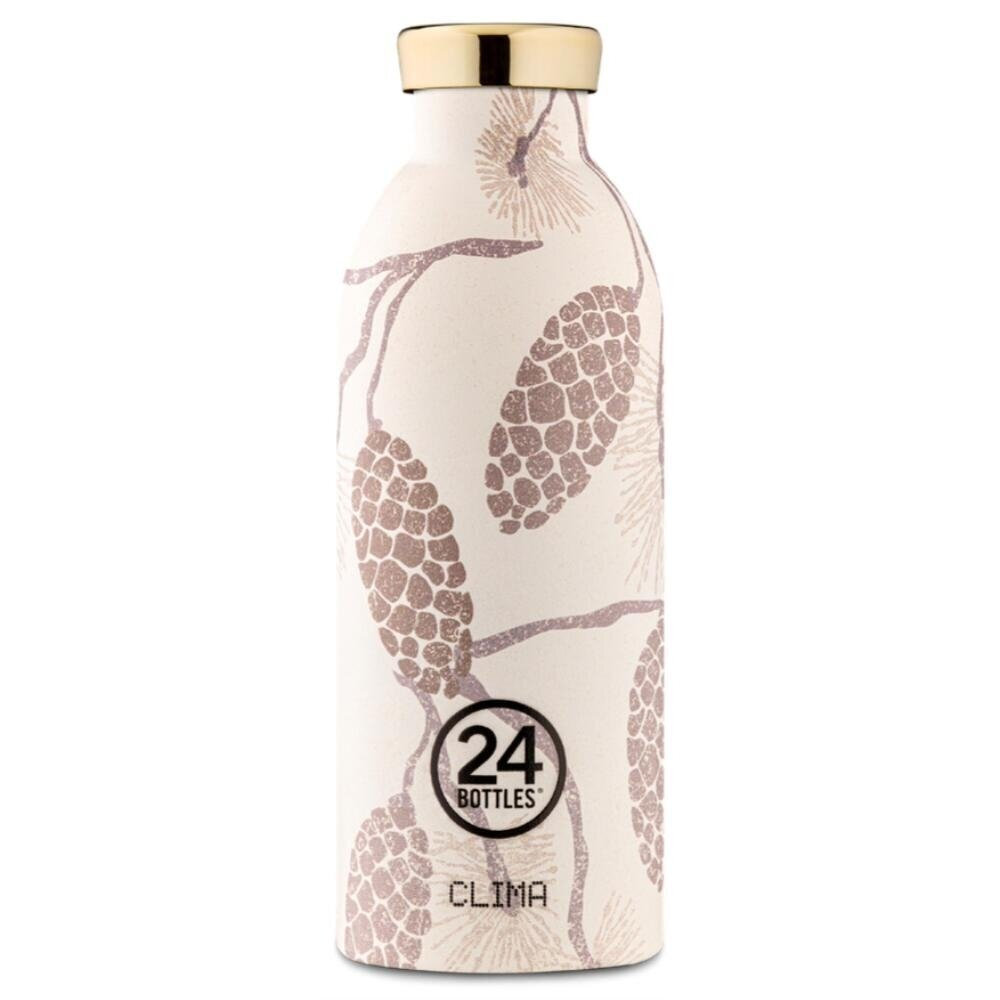 24Bottles Clima Bottle Ανοξείδωτο Μπουκάλι Θερμός 0.50lt (Gold Pines)