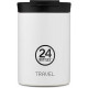 24Bottles Travel Tumbler Stone Ανοξείδωτο Ποτήρι Θερμός 0.35lt (Ice White)