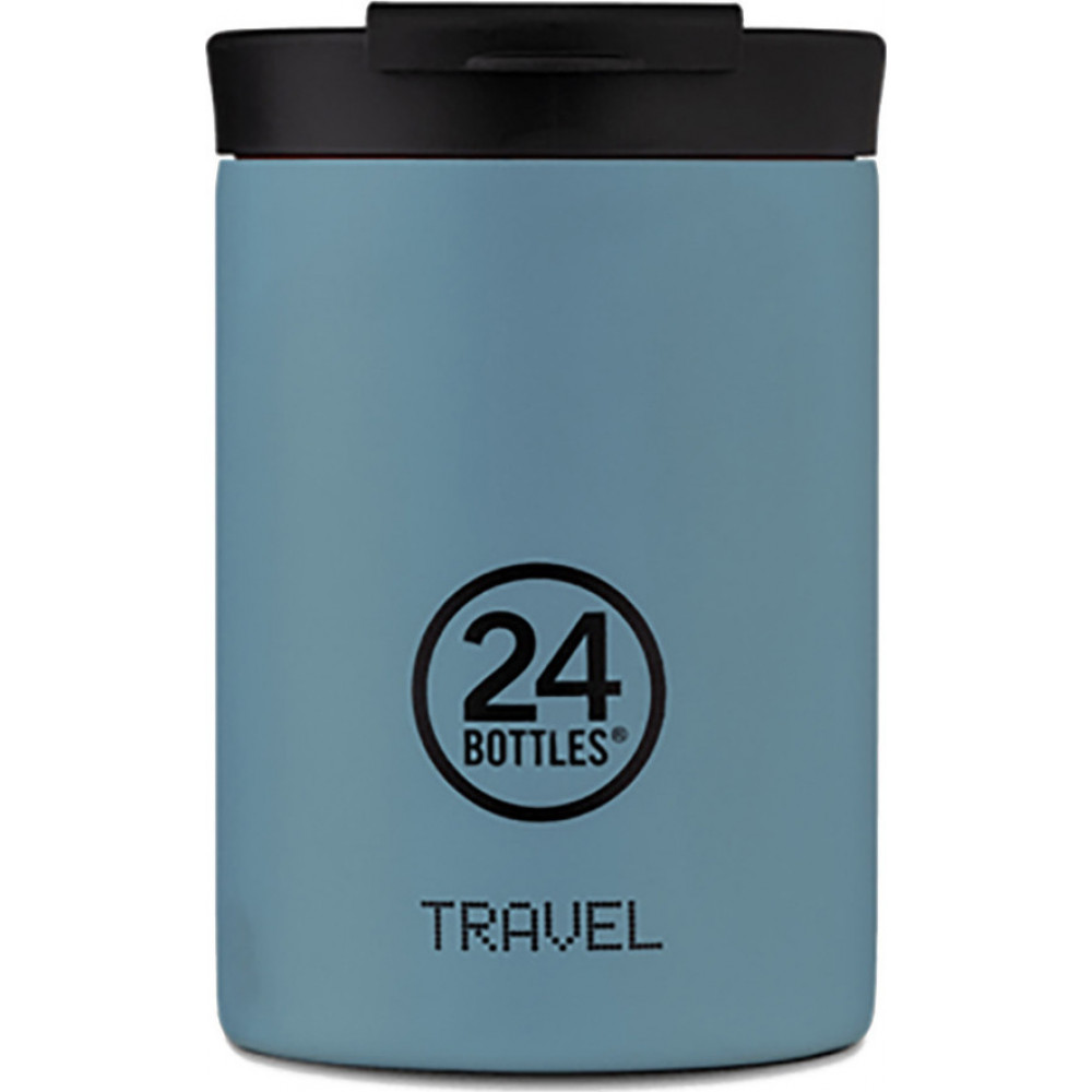 24Bottles Travel Tumbler Stone Ανοξείδωτο Ποτήρι Θερμός 0.35lt (Powder Blue)