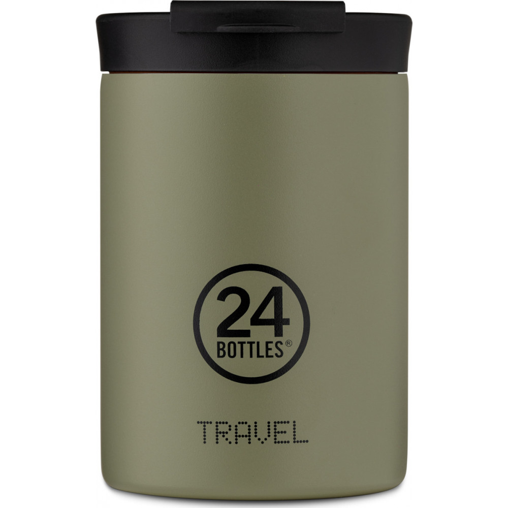 24Bottles Travel Tumbler Stone Ανοξείδωτο Ποτήρι Θερμός 0.35lt (Sage)