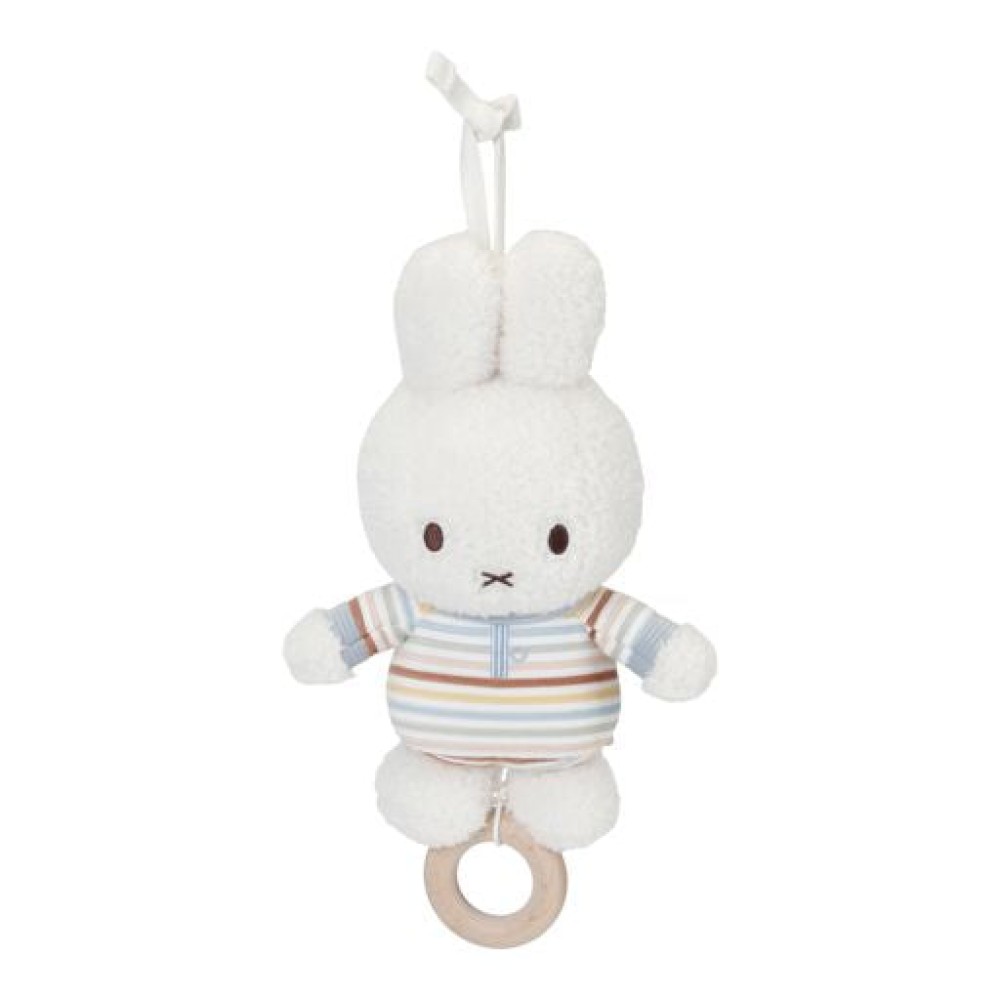 Little Dutch Υφασμάτινο Μουσικό Κουκλάκι Miffy Vintage Sunny Stripes