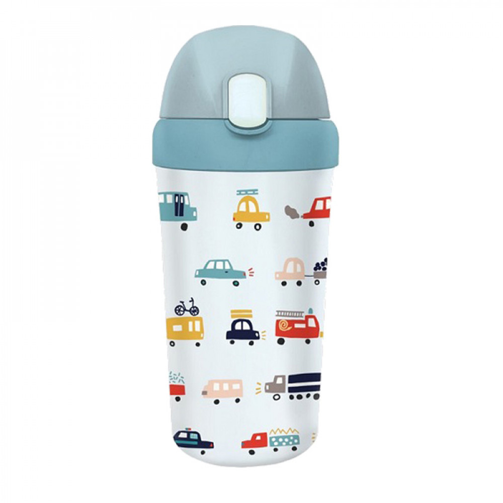 Bioloco Chic Mic Παγουρίνο Plant Kids Cars 400ml (BPKB104)