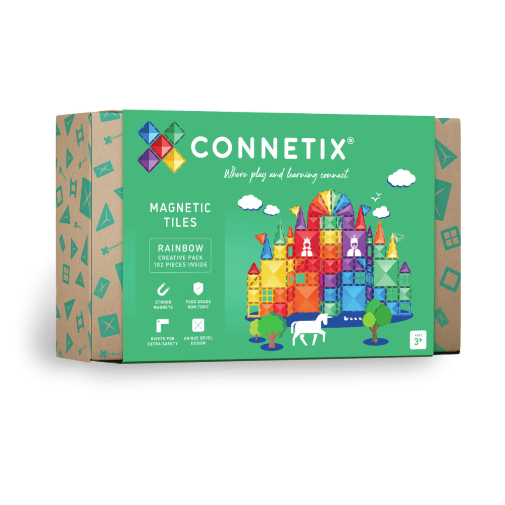 Connetix Rainbow Creative Pack Μαγνητικά Τουβλάκια Κατασκευών 102τμχ.