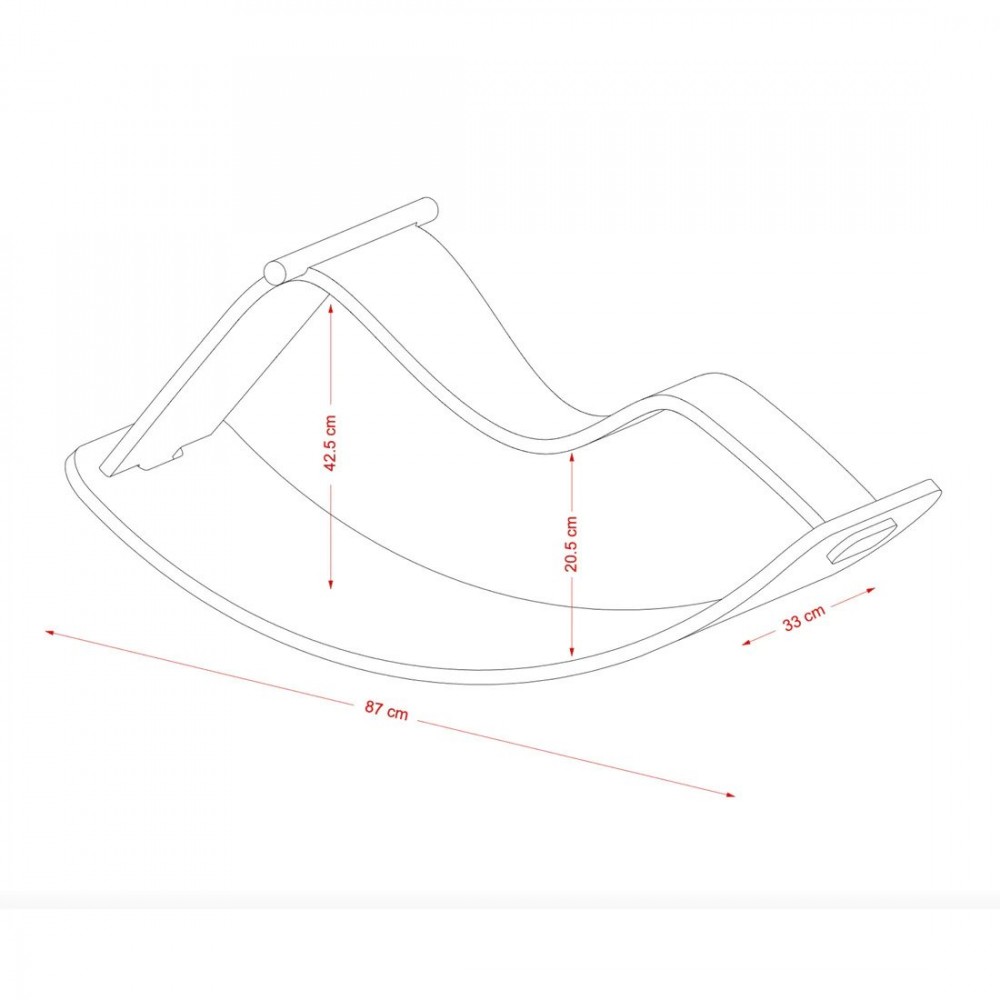 Curve Lab Ξύλινη Προσθήκη ​​​​​​​Rocking Horse για την Perfect Arc Σανίδα Ισορροπίας