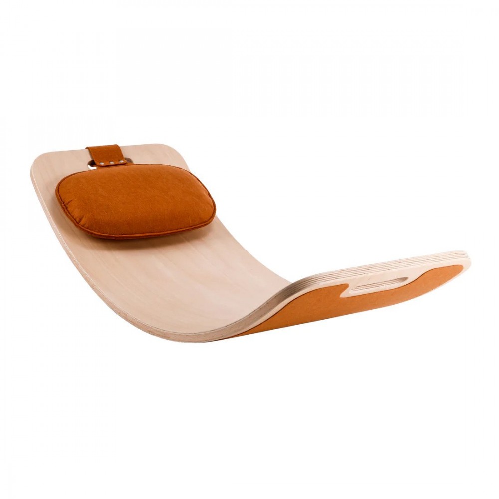 Curve Lab Ξύλινη Σανίδα Ισορροπίας Perfect Arc Felt (Light Brown Felt) + Light Brown Felt Μαξιλαράκι