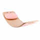 Curve Lab Ξύλινη Σανίδα Ισορροπίας Perfect Arc Felt (Light Pink Felt) + Light Pink Felt Μαξιλαράκι