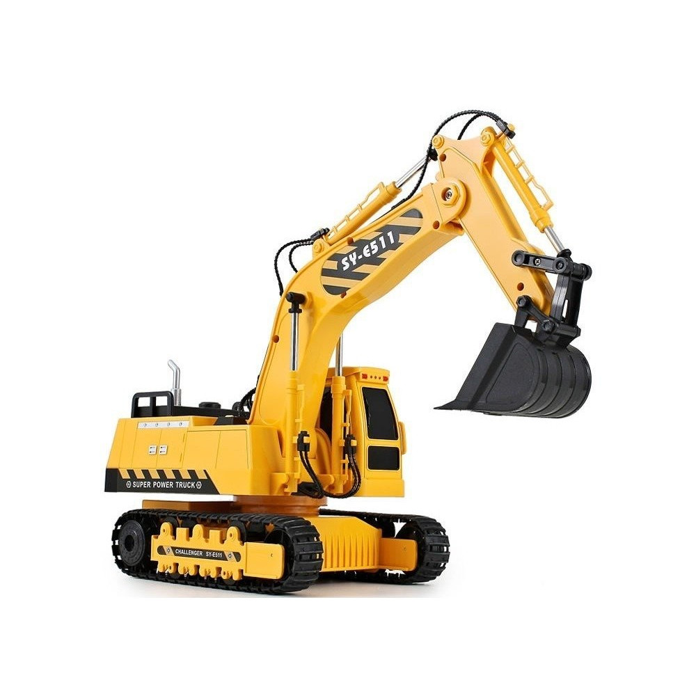 Τηλεκατευθυνόμενος εκσκαφέας Double Eagle RC Excavator E511 σε κλίμακα 1:20 (Κίτρινο)