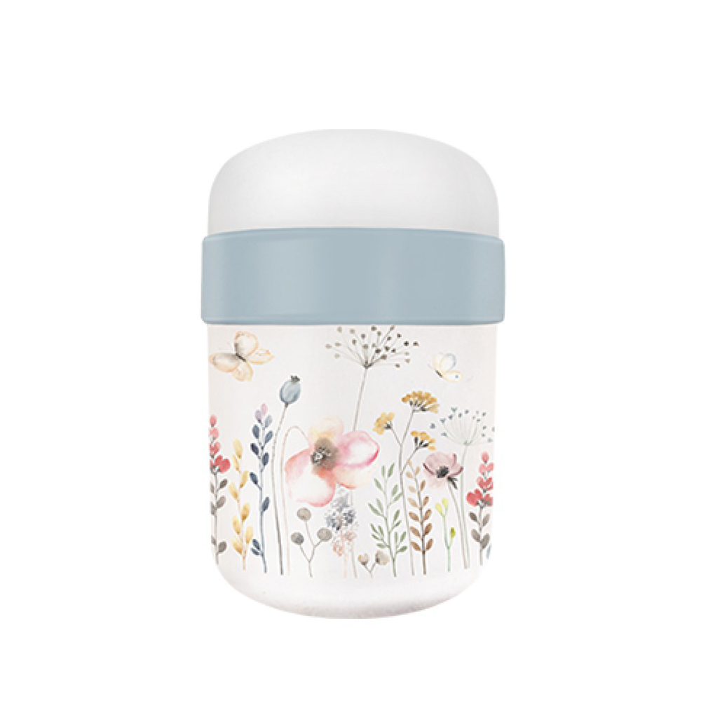 Φαγητοδοχείο Bioloco Plant Chic Mic watercolor flowers 500ml+200ml (BPLP323)