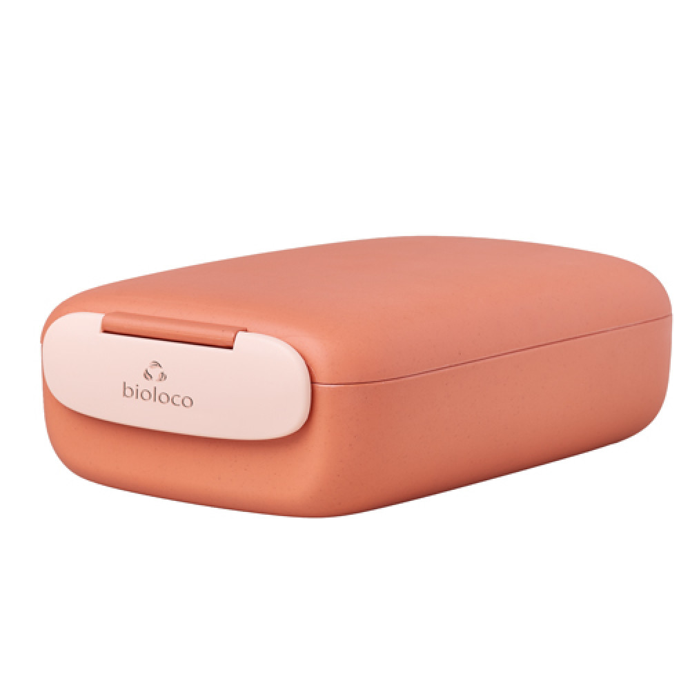 Φαγητοδοχείο Bioloco Urban Lunchbox Rectangle από PLA Teracotta (BPUL301)