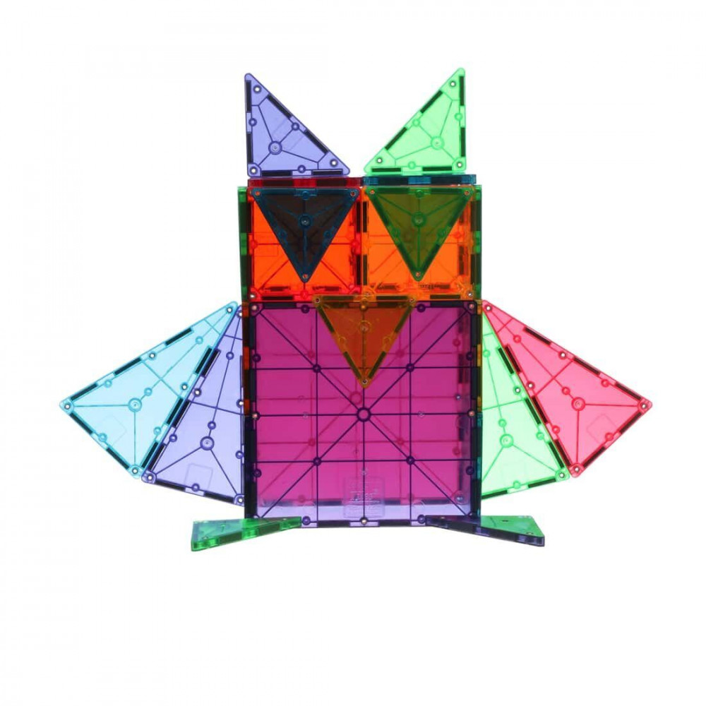 Magna-Tiles Μαγνητικό Παιχνίδι 100 κομματιών Clear Colors