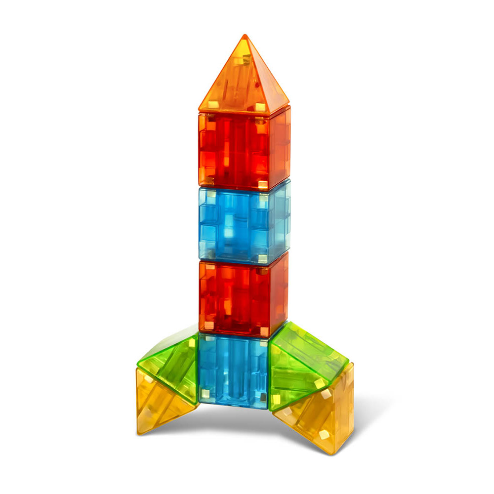 Magna-Tiles Μαγνητικό Παιχνίδι 85 κομματιών QuBix