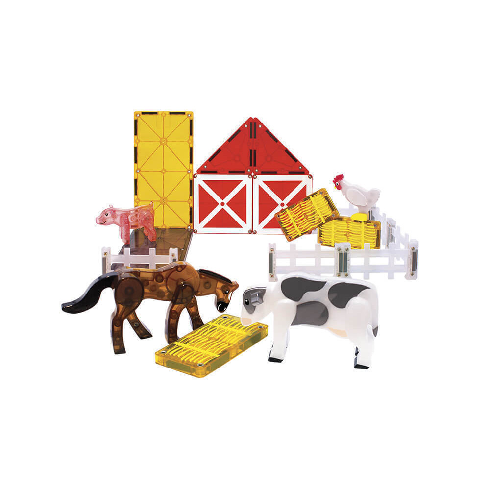 Magna-Tiles Μαγνητικό Παιχνίδι 25 κομματιών Farm Animals