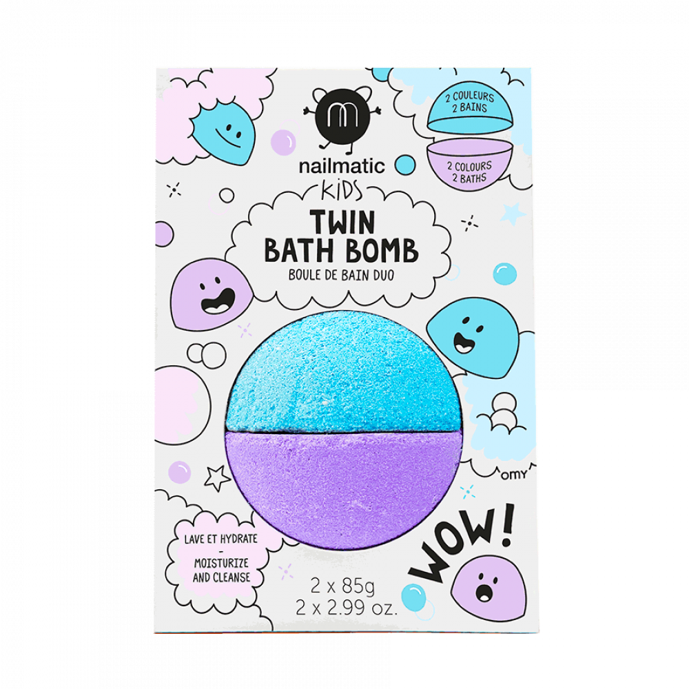 Nailmatic Bath bomb Duo (γαλάζιο-λιλά)