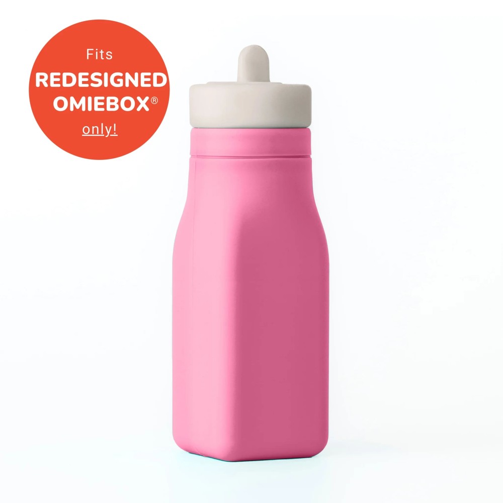 OmieBottle Μπουκάλι Σιλικόνης (Pink)