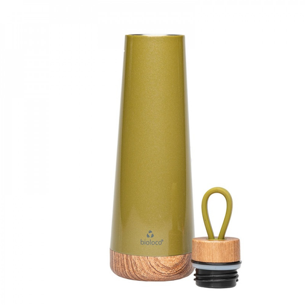 Παγούρι Θερμός Chic Mic Bioloco από Ανοξείδωτο Ατσάλι 500ml (Loop Olive)