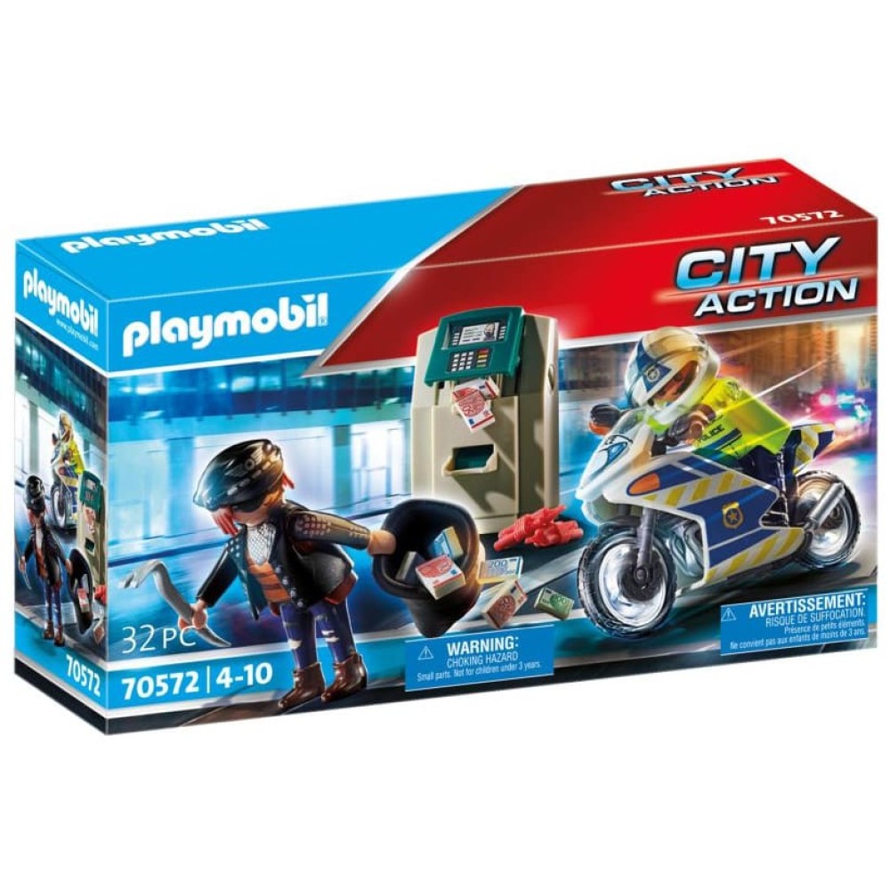 Playmobil Διάρρηξη στο ΑΤΜ (70572)