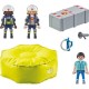 Playmobil Πυροσβέστες με στρώμα διάσωσης (71465)