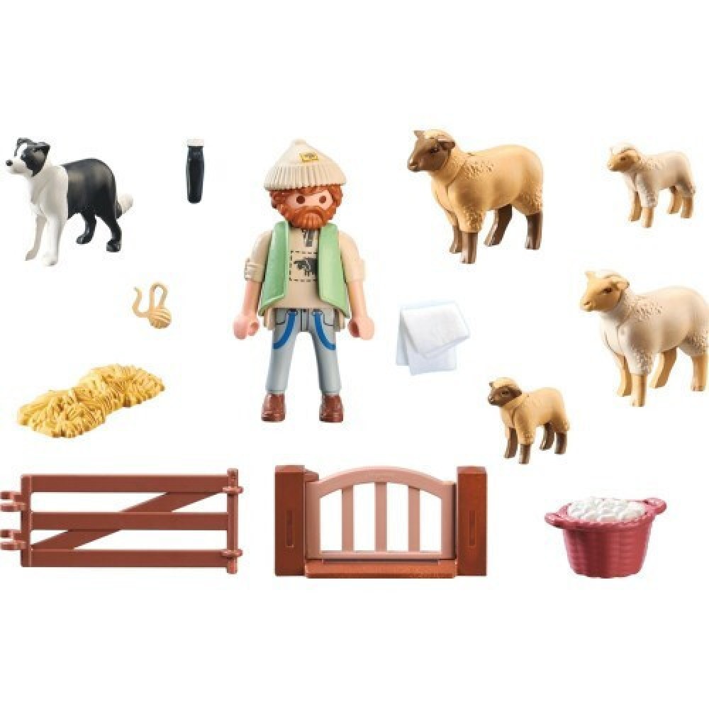 Playmobil Βοσκός με προβατάκια (71444)