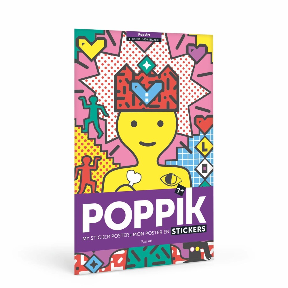 Poppik Μεγάλο Πόστερ με 1600 Αυτοκόλλητα – Pop Art