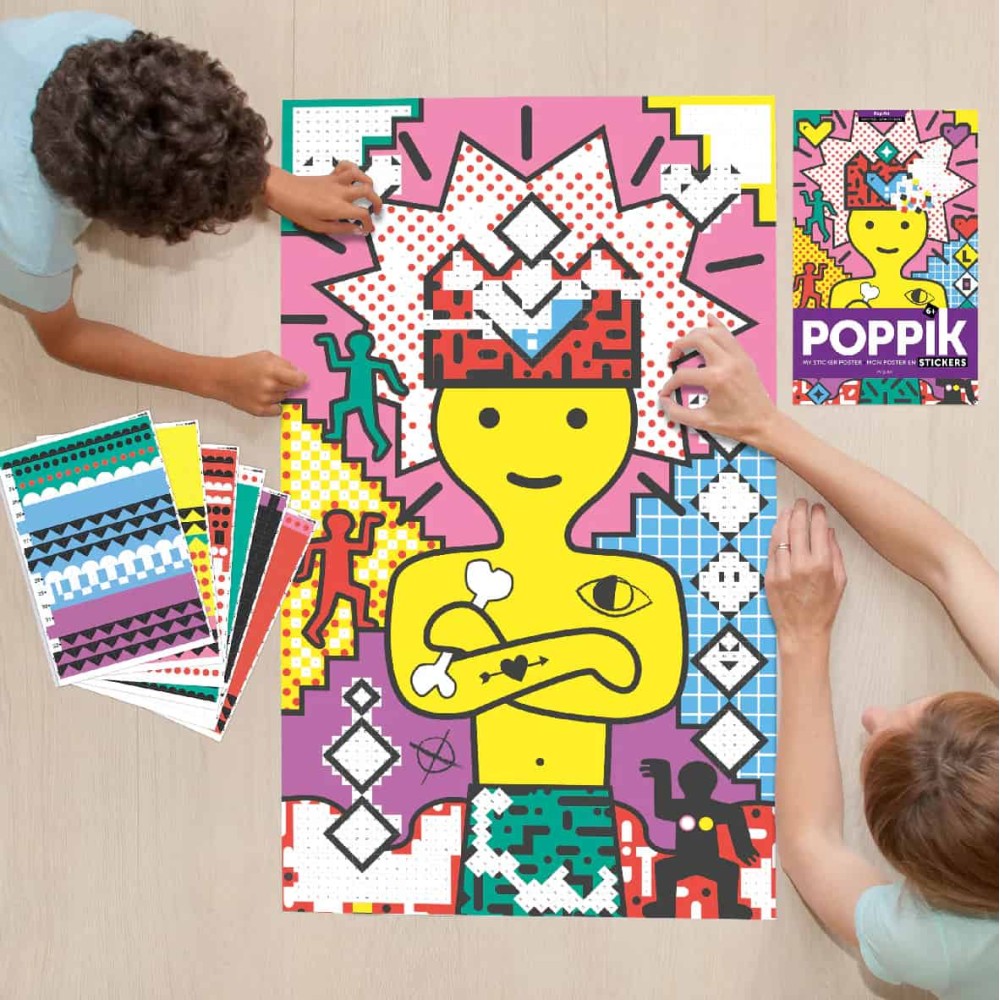 Poppik Μεγάλο Πόστερ με 1600 Αυτοκόλλητα – Pop Art