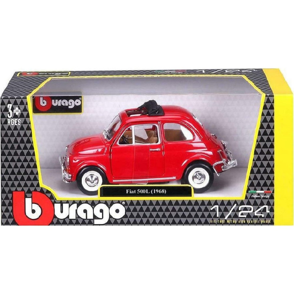 Bburago Fiat 500L (1968) 1/24 (Κόκκινο)