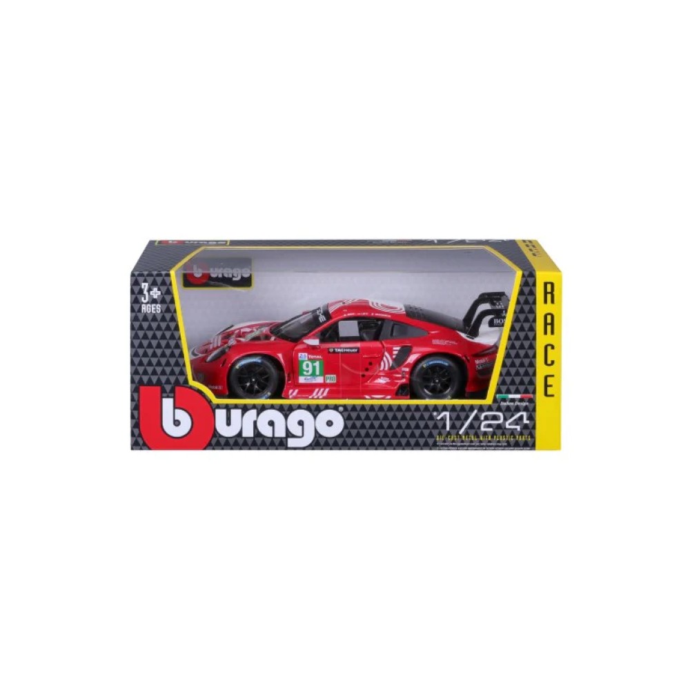 Bburago Race Porsche 911 RSR LM 2020 1/24 (Κόκκινο)