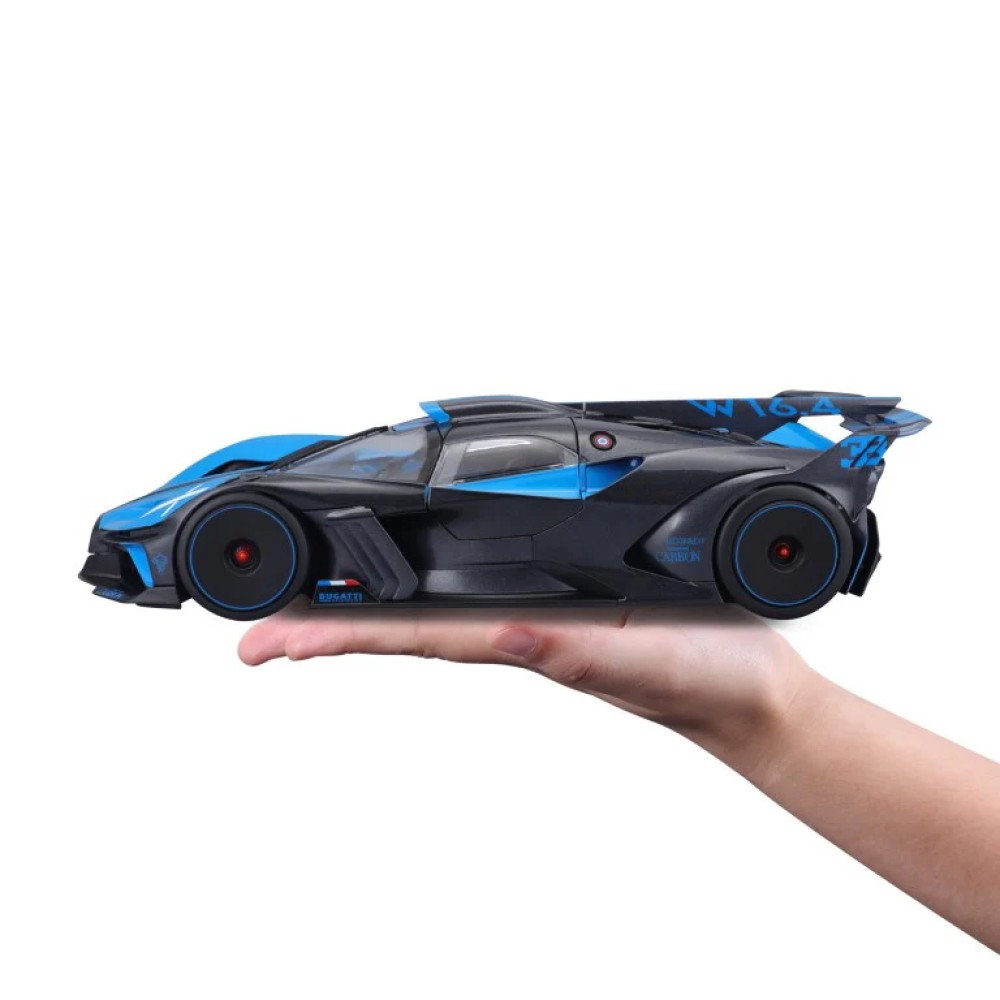 Bburago Bugatti Bolide - Met. Black/Blue 1/18