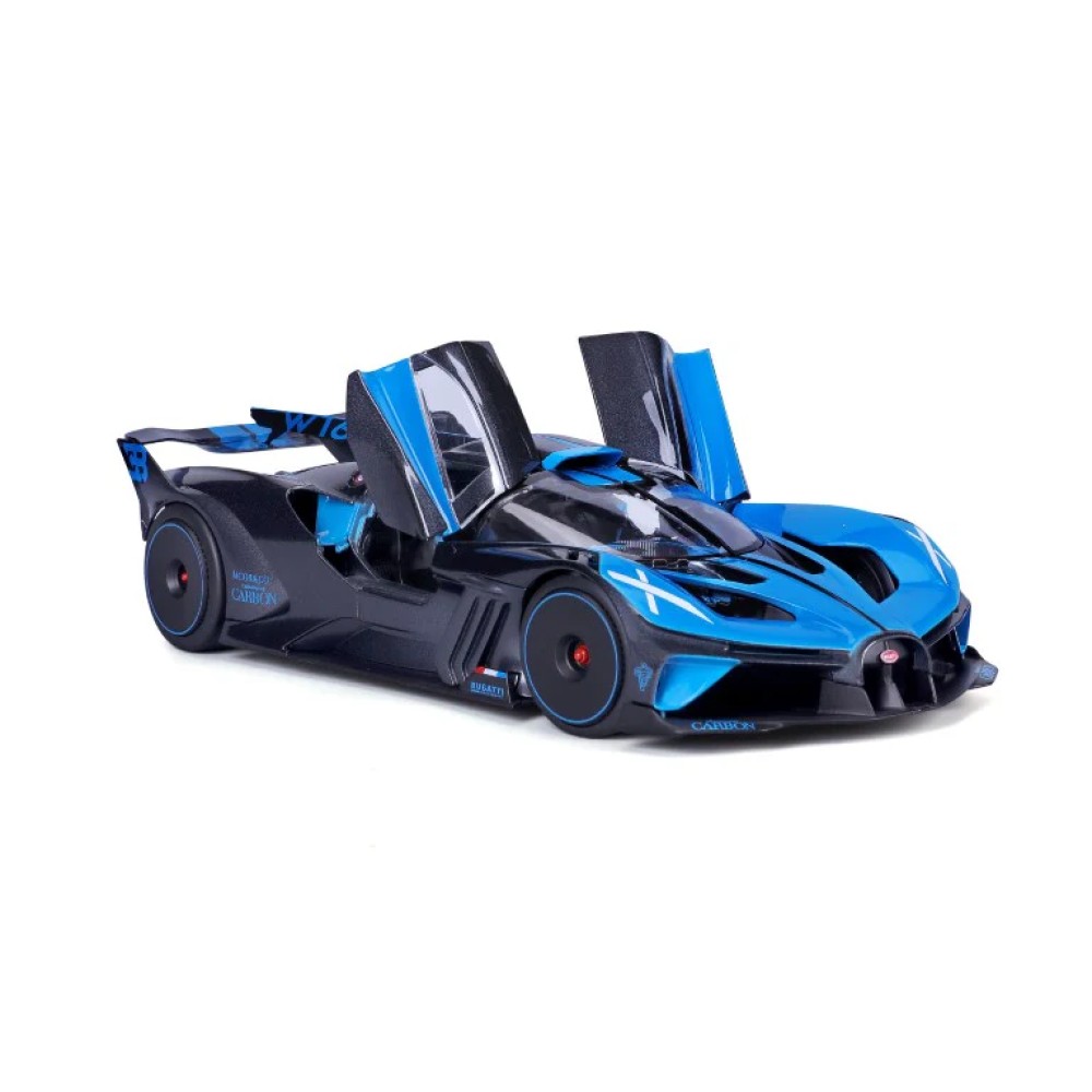 Bburago Bugatti Bolide - Met. Black/Blue 1/18