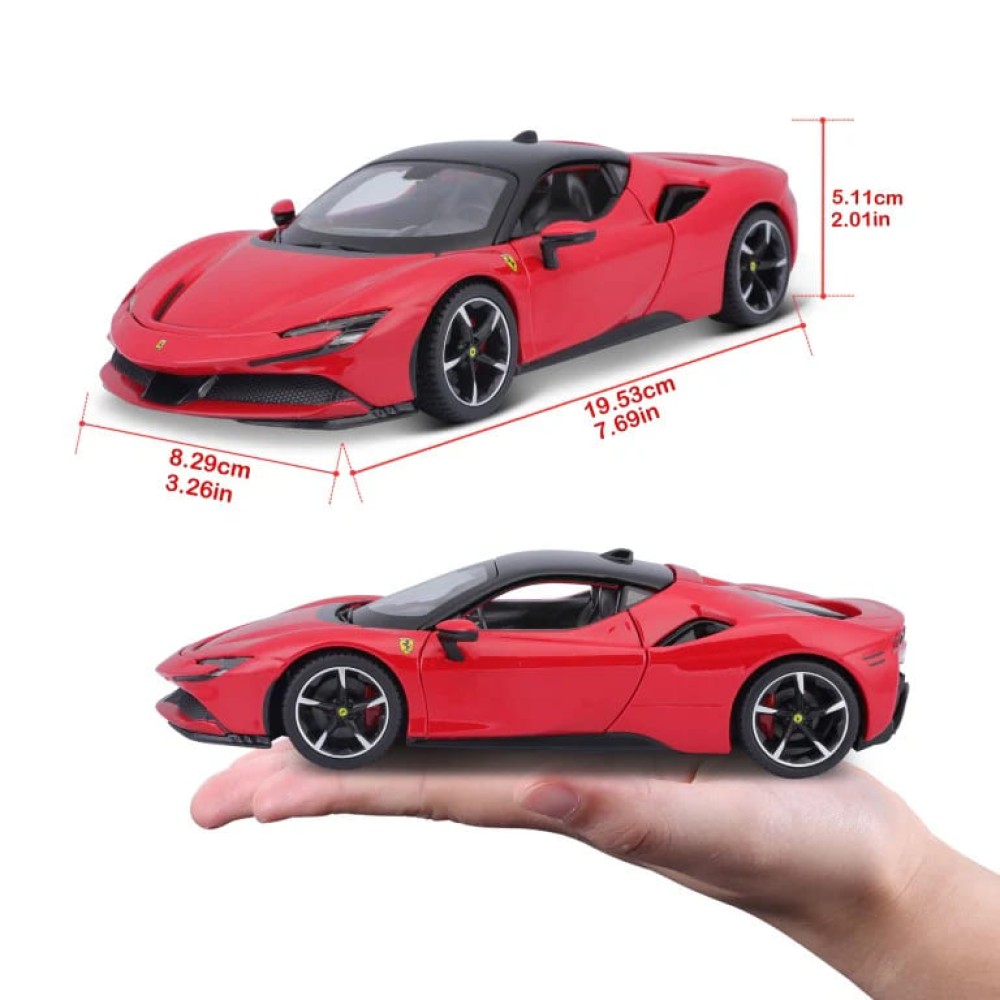 Bburago Ferrari SF90 Stradale 1/24 (Κόκκινο)