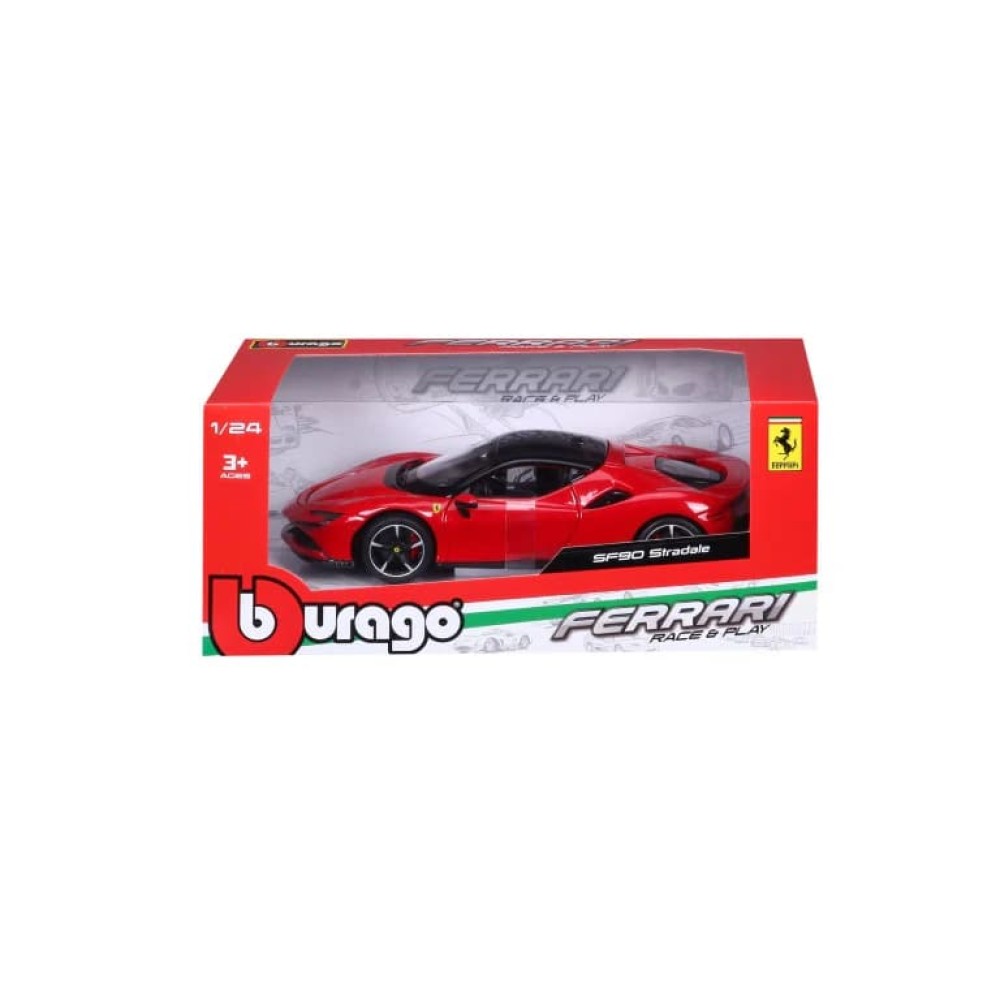 Bburago Ferrari SF90 Stradale 1/24 (Κόκκινο)