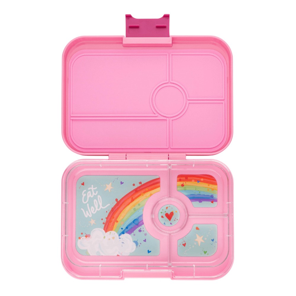 Yumbox Tapas Φαγητοδοχείο με 4 χωρίσματα (Capri Pink - Rainbow)