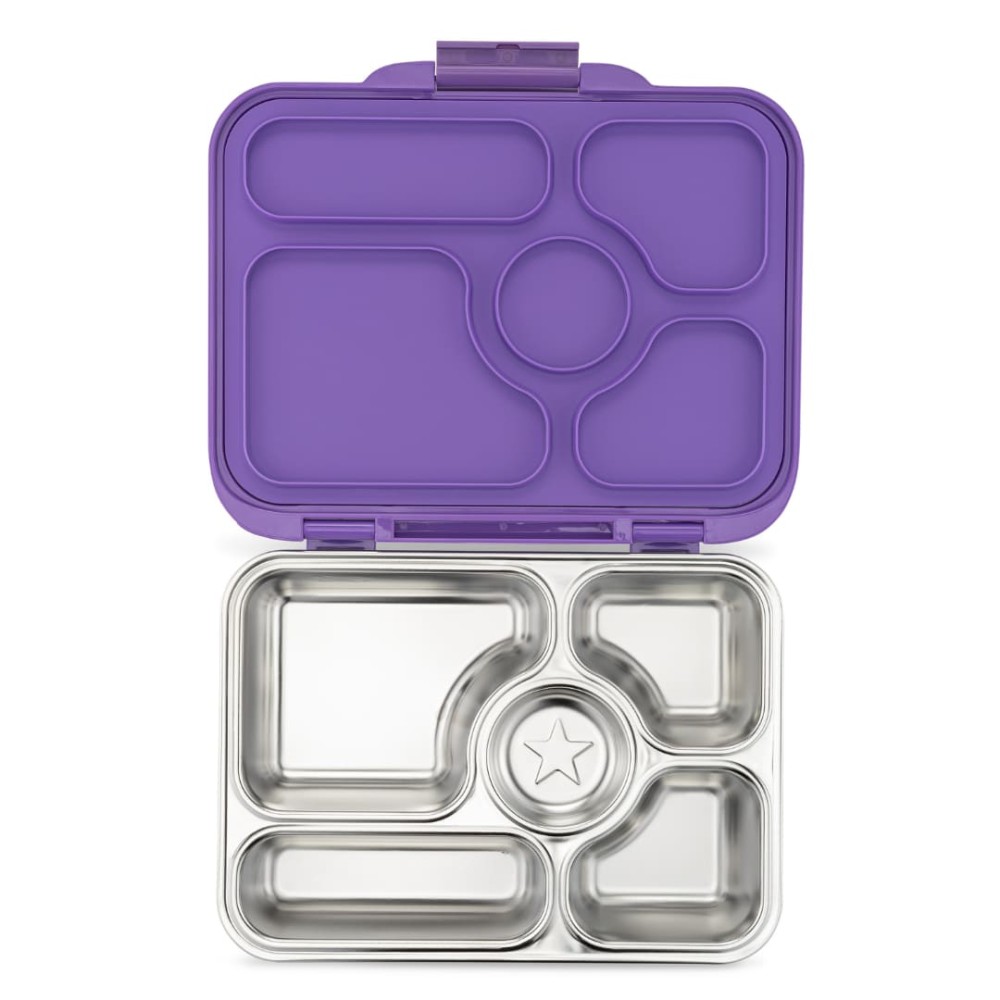 Yumbox Presto Ανοξείδωτο Φαγητοδοχείο με 5 χωρίσματα (Remy Lavender)