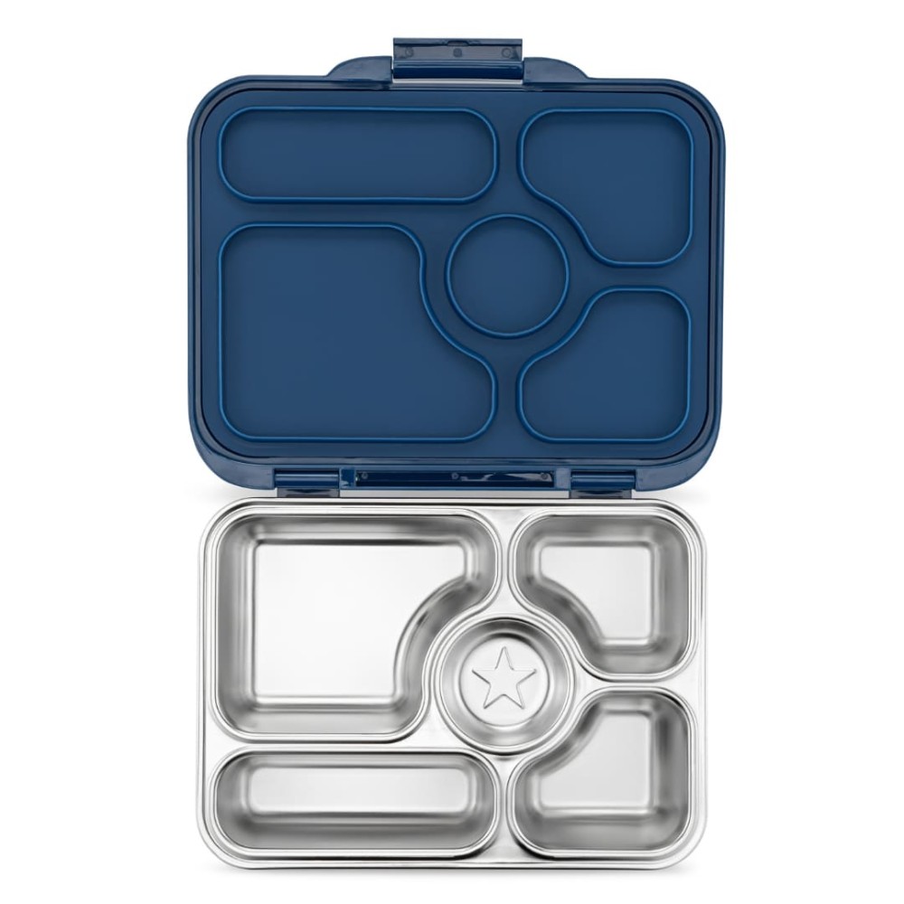 Yumbox Presto Ανοξείδωτο Φαγητοδοχείο με 5 χωρίσματα (Santa Fe Blue)