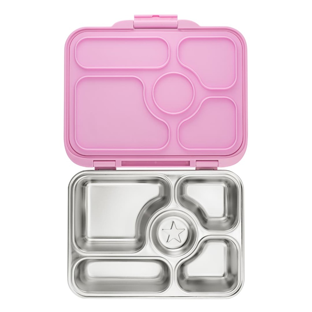 Yumbox Presto Ανοξείδωτο Φαγητοδοχείο με 5 χωρίσματα (Rose Pink)