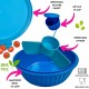 Yumbox Poke Bowl Φαγητοδοχείο με 3 χωρίσματα (Hawaii Blue)