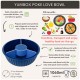 Yumbox Poke Bowl Φαγητοδοχείο με 3 χωρίσματα (Hawaii Blue)