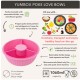 Yumbox Poke Bowl Φαγητοδοχείο με 3 χωρίσματα (Guava Pink)