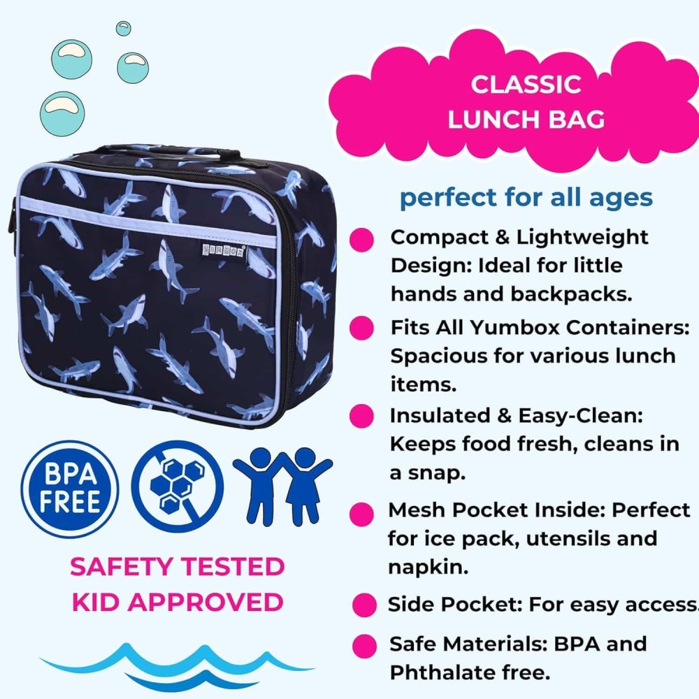 Yumbox Classic Lunch Bag Ισοθερμική Τσάντα - Unicorn