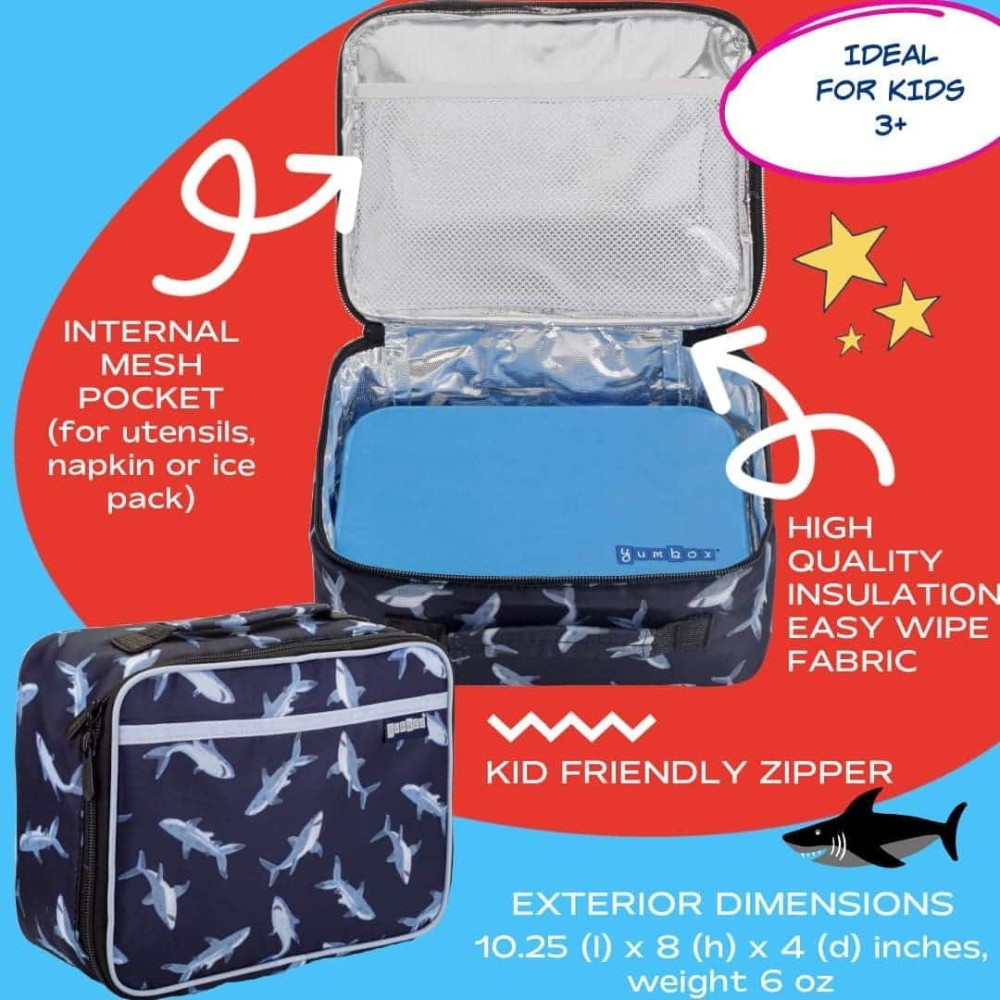 Yumbox Classic Lunch Bag Ισοθερμική Τσάντα - Pacific Shark 