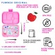 Yumbox Original Φαγητοδοχείο με 6 χωρίσματα (Fifi Pink - Paris)