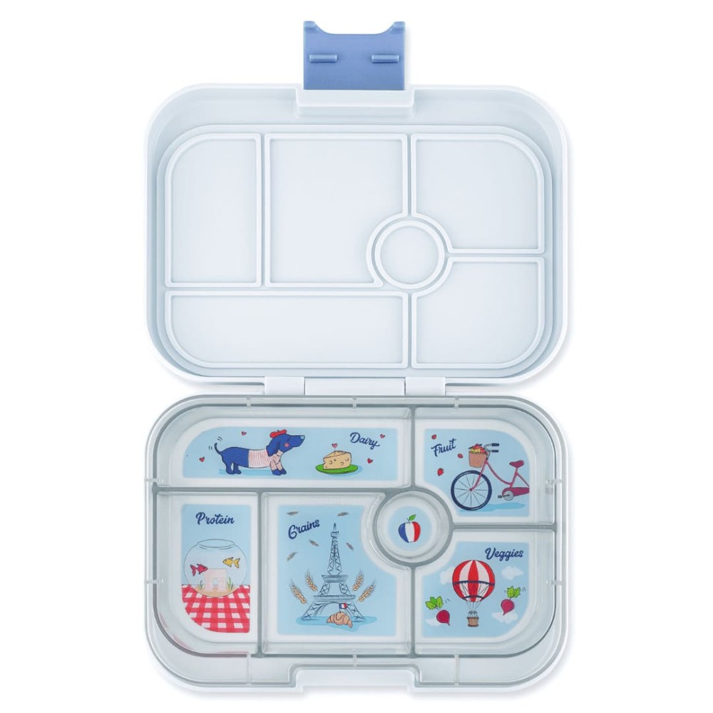 Yumbox Original Φαγητοδοχείο με 6 χωρίσματα (Hazy Grey - Paris)