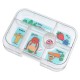 Yumbox Original Φαγητοδοχείο με 6 χωρίσματα (Matcha Green - Monsters)