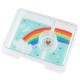 Yumbox Snack Φαγητοδοχείο με 3 χωρίσματα (Misty Aqua - Rainbow)