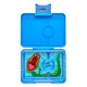 Yumbox Snack Φαγητοδοχείο με 3 χωρίσματα (Surf Blue - Dino)