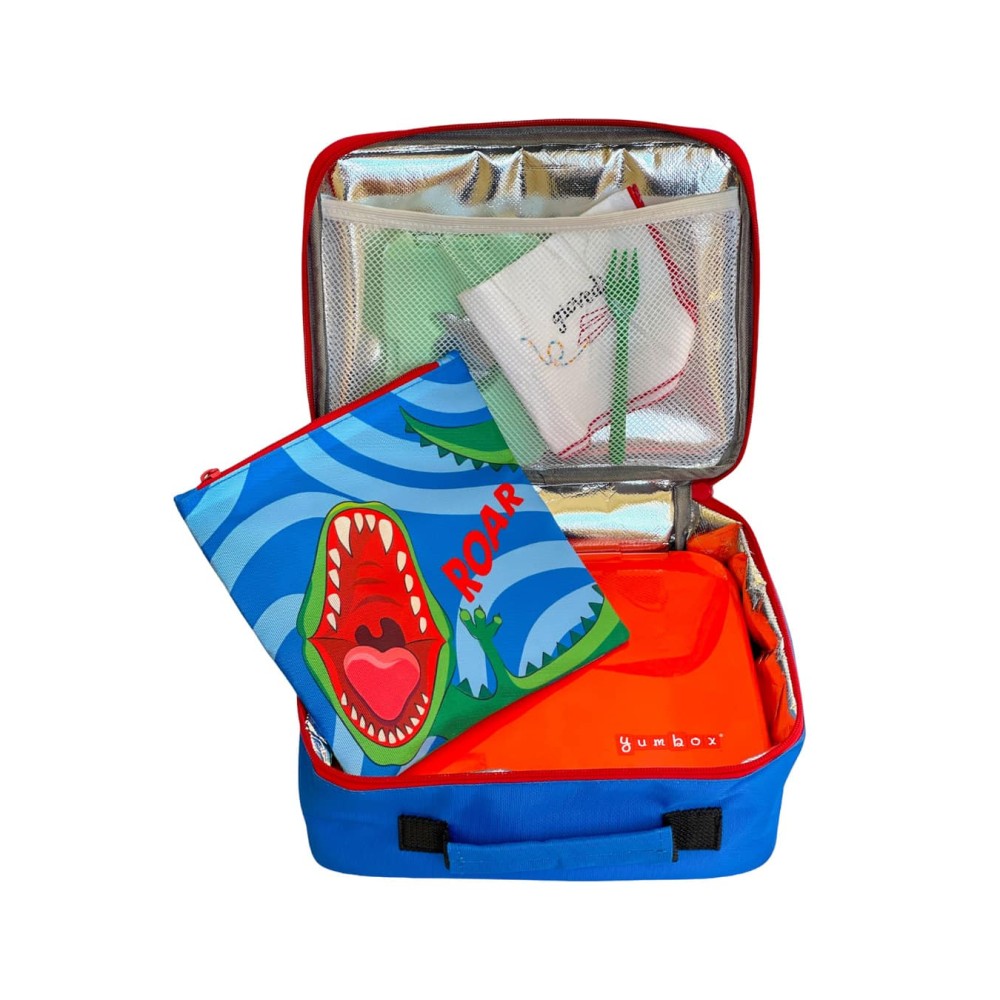 Yumbox Pochette Επαναχρησιμοποιούμενο Ισοθερμικό Σακουλάκι για Σνακ (Dino)