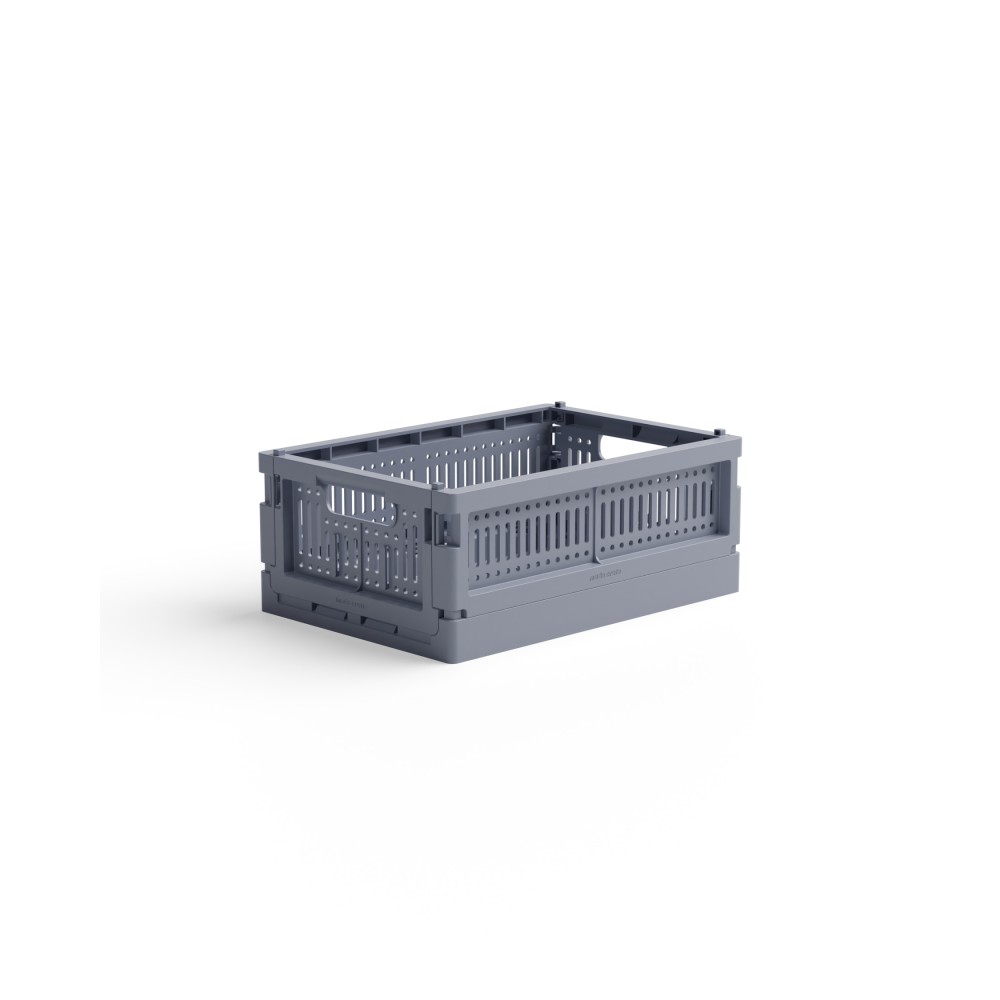 Made Crate Mini Πτυσσόμενο Κιβώτιο 24 × 16.5 × 9.5 cm (Blue Grey)