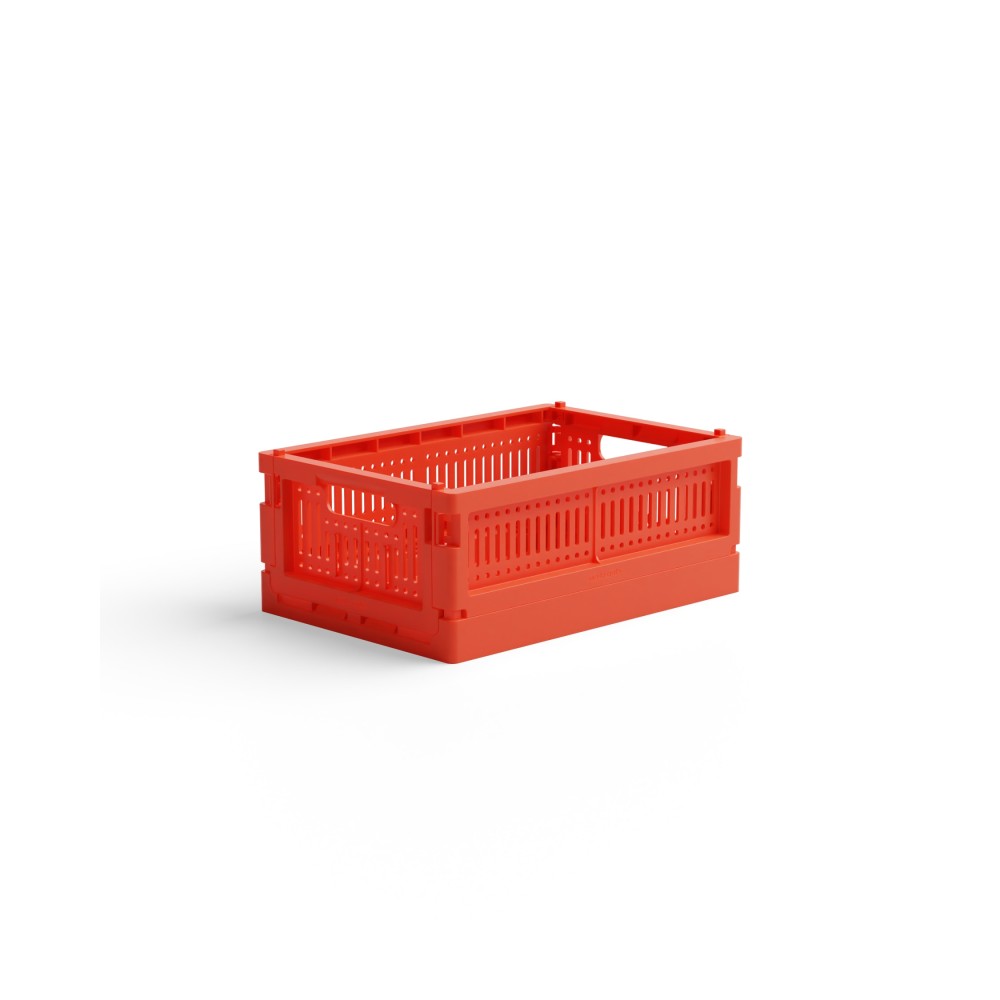 Made Crate Mini Πτυσσόμενο Κιβώτιο 24 × 16.5 × 9.5 cm (So Bright Red)